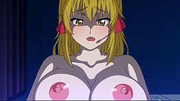 Hentai blonde masturbates on webcam